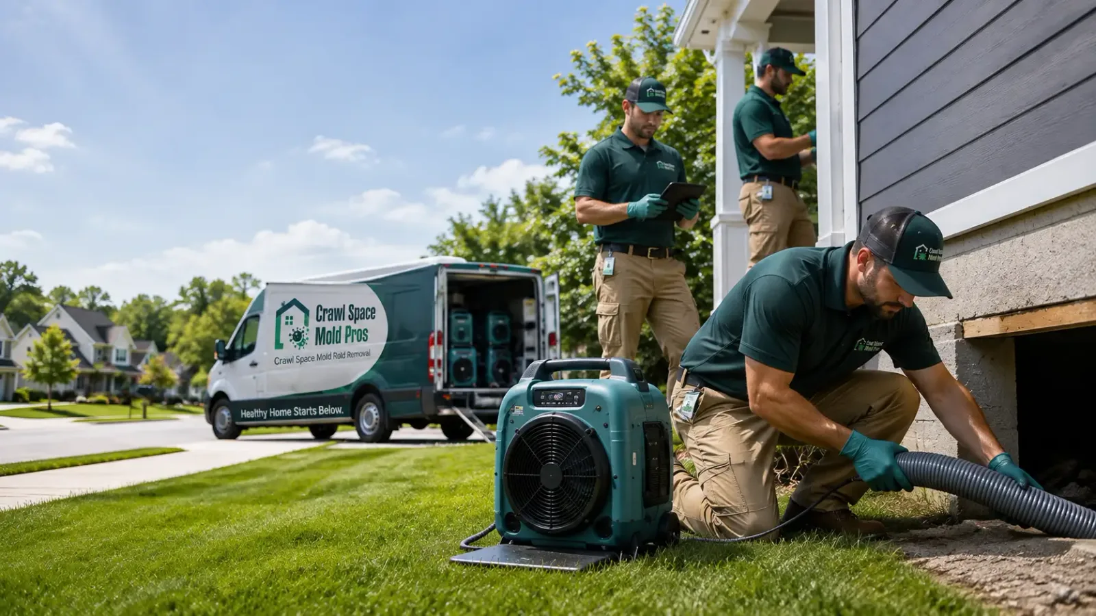 Crawl Space Mold Removal in Saratoga, WY